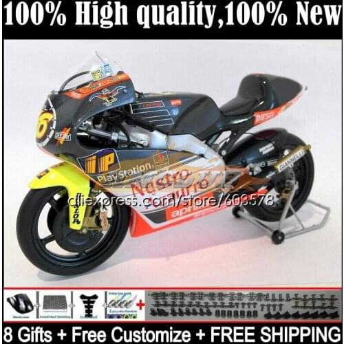 RS250RR For Aprilia RSV250 RS 250 55CL.0 RS250 RR 98 99 00 01 02 03 RS-250 1998 1999 2000 2001 2002 2003 Fairings Black Yellow