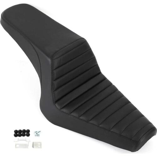 Artudatech Classic Stitch Rider Passenger Seat Black Fit for Yamaha XVS 950 Bolt 2013-2019 Motorocycle Accessories Parts