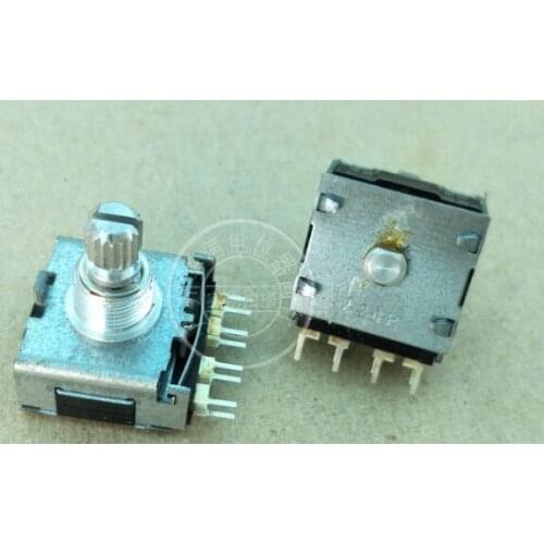 SRRS18031A ALPS encoder 2*4 foot 8 gear 20*21MM handle long 15MM flower shaft