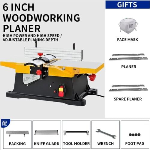 Planer Desktop Woodworking Planer Household Power Tools Woodworking Multi-function Electric Planer Small Planer Table Planer