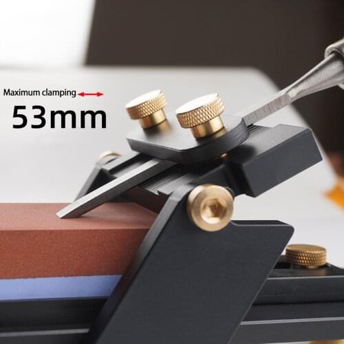 Aluminium Alloy Fixed Angle Sharpener Straight Track Woodworking Chisel Stone Tool Sharpening Planer Chisel Carving Cutter