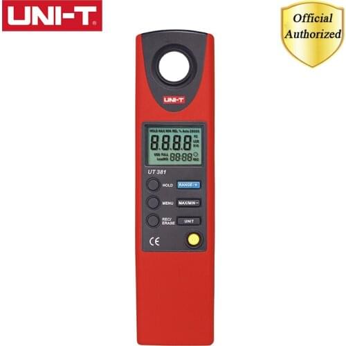 UNI-T UT381 UT382 Lux Meters; Illuminance Measurement/Data Logging Industrial/Home Professional Luminance Meter