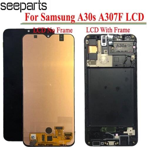 For Samsung galaxy A30S lcd Display Touch Screen Digitizer A307F/DS A307FN A307G Assembly Replacement For Samsung A307 LCD