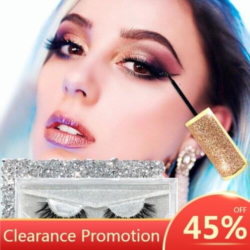 1 Set Magnets False Eyelashes Magnetic Liquid Eyeliner Magnetic False Eyelashes Waterproof Long Lasting Eyelash Extension Tools