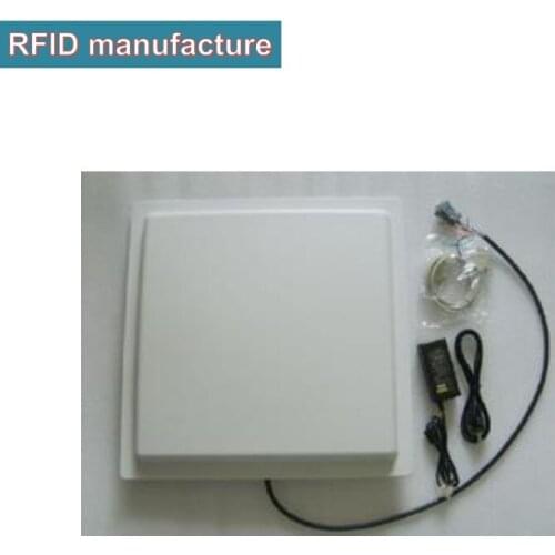 12Dbi Antenna rfid Integrated Reader Long read range 1-15m with free windshield card sample provide free English SDK test demo