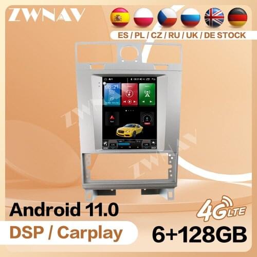 6+128G Tesla Carplay Radio Receiver For Lincoln Navigator 2005-2009 Car Android 11 Player Video GPS Head Unit Auto Audio Stereo