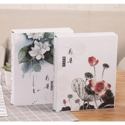 6 Inch Photo Album 200 Pockets Interstitial Scrapbook Paper Picture Storage Baby Family Wedding Foto DIY Craft Gift