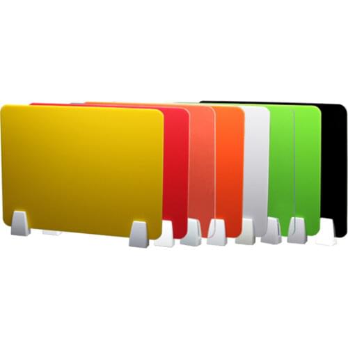 Acrylic Partition Panel Desk Separator Baffle Board Student Examination Dividers Fixed Clamps Desktop Baffle Table