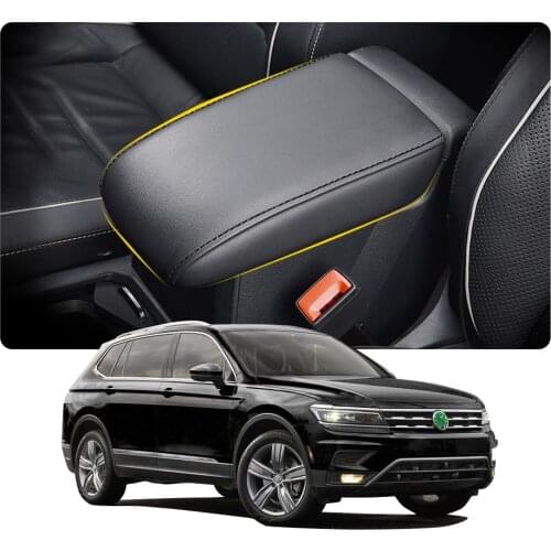 LFOTPP Car Armrest Box Cover For Tiguan MK2 2016-2020/Tarraco 2019 2020 Auto Interior Central Control Armrest Storage Box Pad