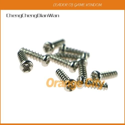 ChengChengDianWan 200pcs 1000pcs Replacement For Gameboy Universal + cross Screws For GB/GBA/GBC Game Console Shell Case