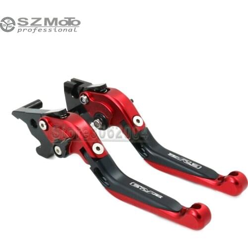 For YAMAHA YZF-R3 YZF R3 YZFR3 2015-2018 Aluminum Motorcycle Folding Extendable Adjustable Brakes Clutch Levers With LOGO CNC