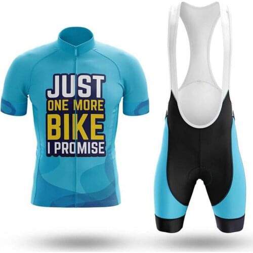 Fietskleding heren zomer 2021 Blue Cycling Jersey Set Summer Cycling Clothes Bike Clothing Kit Men Mtb Outfit Bicycle Wear Suit