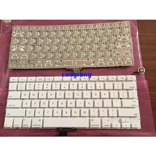 For MacBook 13" A1342 Laptop Keyboard US English White Keyboard MC207 MC516 EMC 2350 Late 2009 Mid 2010 Year