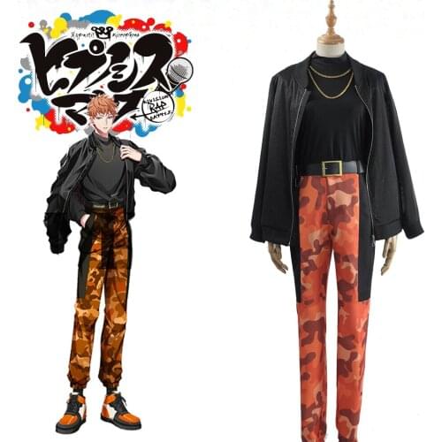 Project DRB Division Rap Battle Busujima Mason Riou Cosplay Costume Outfit Full Suit Halloween Carnival Costumes for women/men