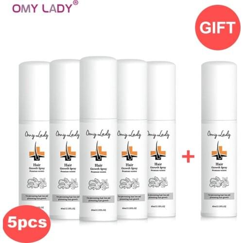 BUY 5 GET 6 OMY LADY Anti Hair Loss Hair Growth Spray Essential Oil Liquid For Men Women Dry Hair Regeneration Repair