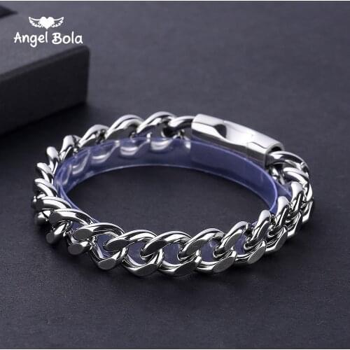 Fashion Jewelry Men Buddha Bracelet Cuban Links & Chains Stainless Steel Buddha Bracelet for Bangle Male Accessory Wholesales