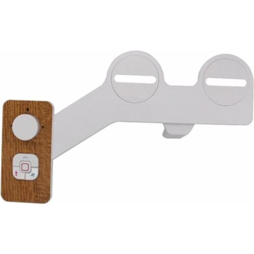 Non-Electric Cold Water Bidet Toilet Seat Attachment with Pressure Controls,Retractable Self-Cleaning Dual Nozzles