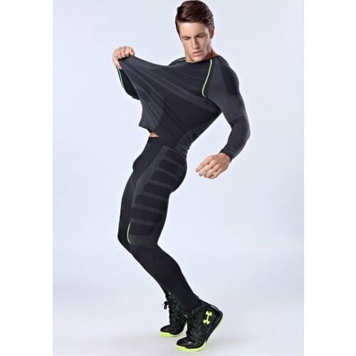 Pro Running Camo Base Layer Fitness Jogging Trousers Compression Tights Long Pants Sport Training Leggings Mens Gym Clothing