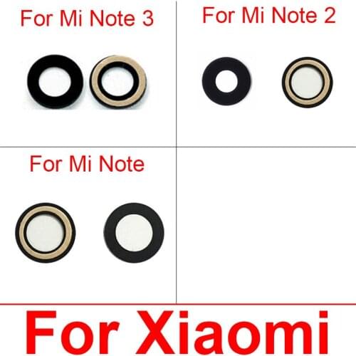 Rear Back Camera Glass Lens Cover For Xiaomi Mi Note 2 3 Camera Glass Lens With Adhesive Sticker Repair Parts Replacement