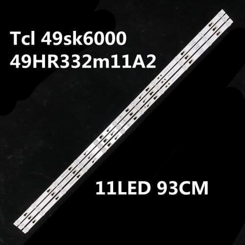 Led backlight for Tcl 49sk6000 49hr332m11a2 49FS435 49D1200 49HR332M11A2 V3 new