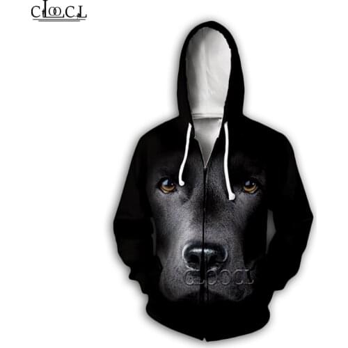 HX 3D Printed Funny Dog Jacket Men For Women Harajuku Hoodies Unisex Casual Streetwear Sweatshirt Zipper Pullover Jacket Tops