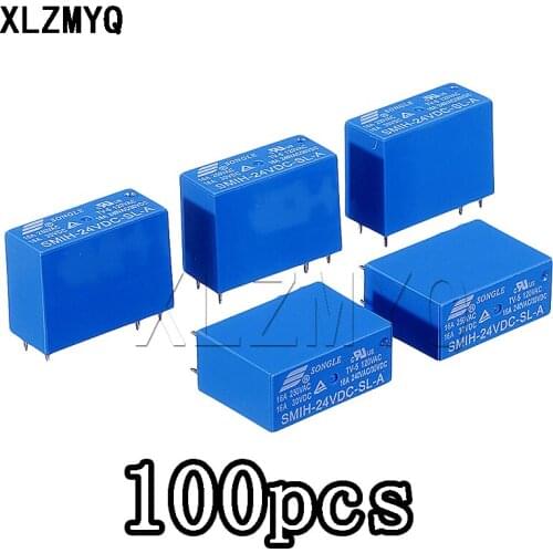 100PCS/lot Power relays SMIH-05VDC-SL-C SMIH-12VDC-SL-C SMIH-24VDC-SL-C 5V 12V 24V 16A 8PIN A set of conversions SMIH-12V-A 6Pin