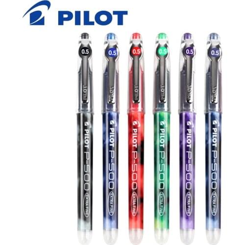 12 pcs Pilot Pens Set Pilot Precise P-500 Gel Ink Rolling Ball Pens 0.5 mm Roller Extra Fine Point Black Color Ink