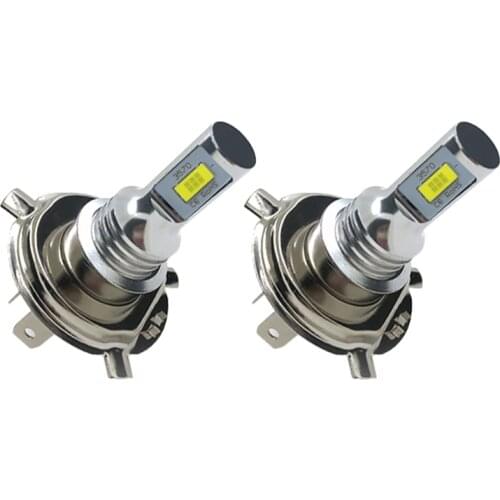 2Pcs H4 LED Headlight Kit 80W 10000LM Hi Or Lo Beam Bulbs 6000K White IP 68 Waterproof Canbus Led Headlight Car Accessories