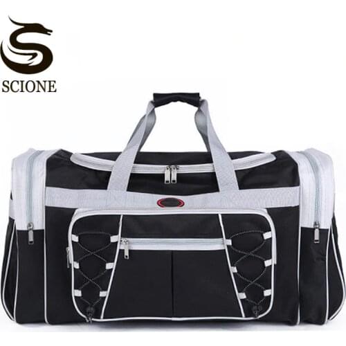 Waterproof Men Travel Bags Carry on Huge Luggage Bags Mens Duffel Bag Portable Travel Tote Large Weekend Bag Crossbody Handbag