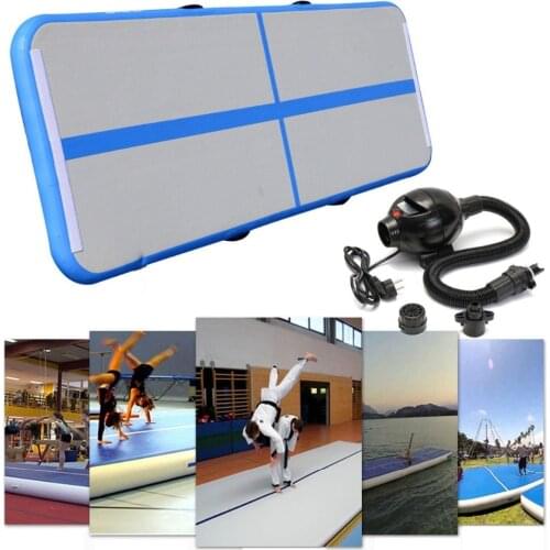 3/4/5m Air Track Gymnastics Tumbles Gymnastics Floor inflatable gymnastics mat air gym floor for gym training mat air track