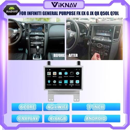 Android HD screen car DVD For Infiniti General purpose GPS navi player stereo car radio multimedia player 2din