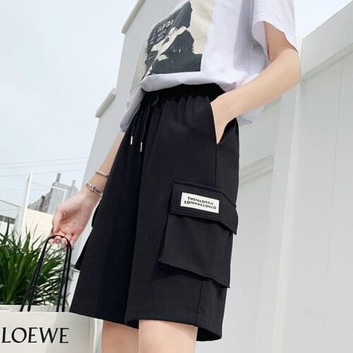 Summer Cargo Women High Waist Men Holiday Hot Fashion Women Lady Loose Fashion Female Girls Punk
