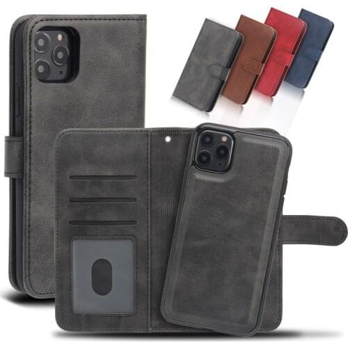LANCASE Case For iPhone 11 PRO MAX Case Leather Wallet Case For iphone 11 With 3 Cards Hloder For iphone 11 PRO Case New Arrival