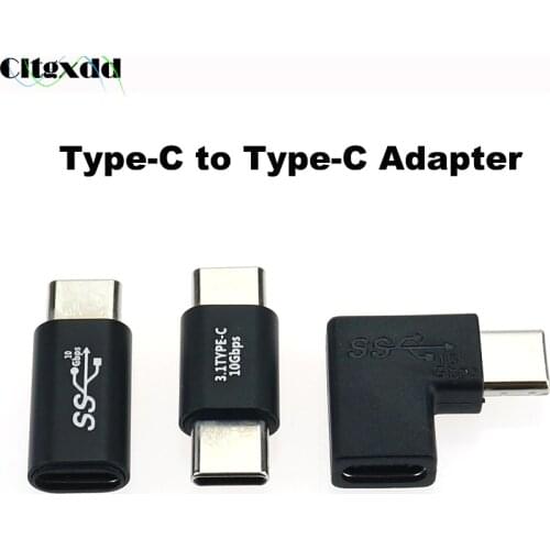 Cltgxdd 1PCS USB 3.1 Type C Male to Female Converter Connector Data Transmission Plug Adapter Charging Data Sync Transfer