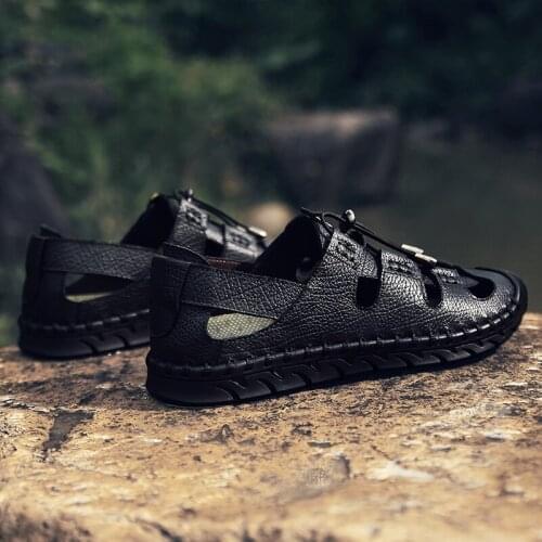 Breathable Running Shoes Beach Sandals For Men Zapatos Transpirables Hombre Mens Shoes Breathable Sandalias Playa Sneakers