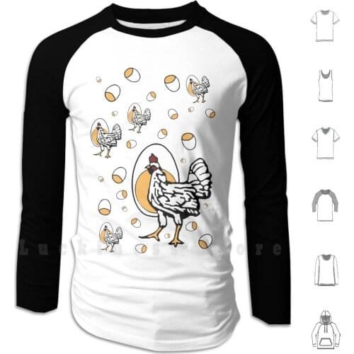 Retro Chickens Hoodies Long Sleeve Chicken Backyard Farmer Redneck Country Urban Farm Farming Roseanne Show