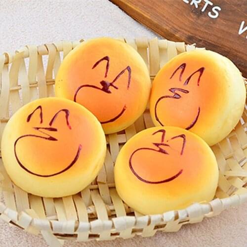 20pcs/pack Fake Dessert Slow Rise Squishy Squeeze Toys PU Artificial Realistic Bread Models Cake Shop Decor Fake Food Ornament