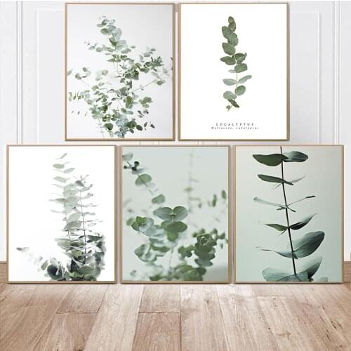 Tropical Leaves Painting Scandinavian Poster Nordic Decoration Home Wall Art Botanical Posters And Prints Decorative Pictures