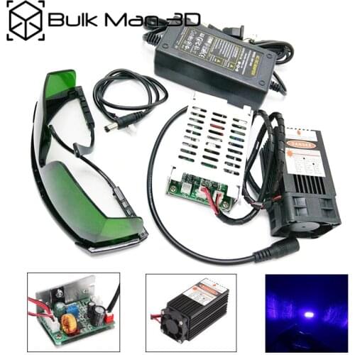 15W laser head 450nm 15000mW 12V High Power TTL Adjustable Focus Blue Laser Module DIY Laser engraver accessories