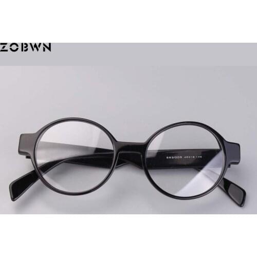 Small quantity wholesale eye glasses Men Women round shape fashion Computer Glasses oculos de grau red black demi frames myopia