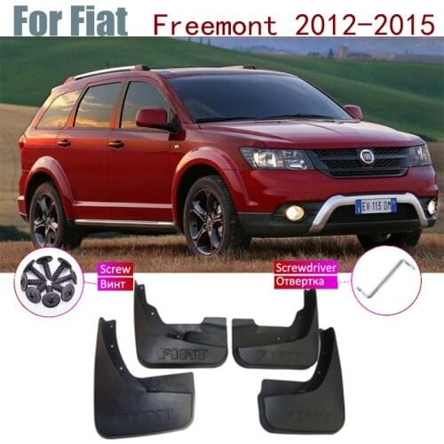 Over Fender Mud Flaps Guard Splash Flap Mudguard Accessories Car Mudflap Fender For Fiat Freemont 2012 2013 2014 2015
