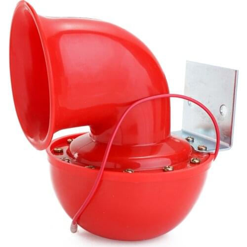 Low power ABS plastic Air Horn 12V Red Electric Bull Horn Loud 200DB Air Horn Raging Sound For Car Motorcycle Truck Boat