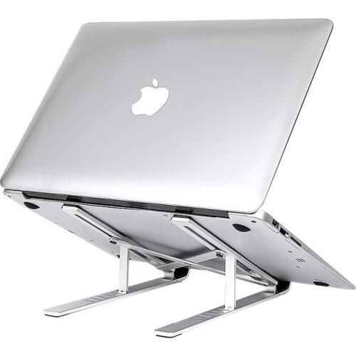 New portable aluminum desktop laptop stand folding notebook stand flat stand