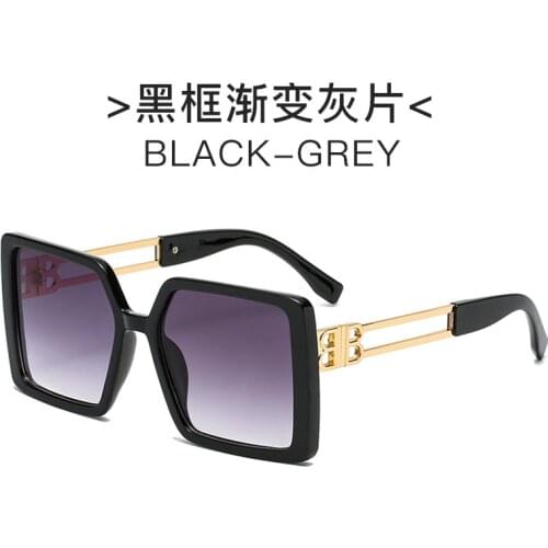 New European and American brand design mens driving large Frame Sunglasses Womens travel square versatile Sunglasses UV