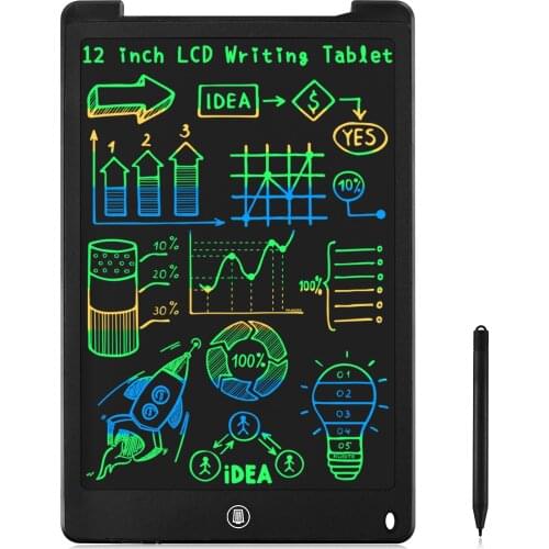8.5/9.5/12 Inch Erasable Reuseable LCD Writing Tablet Notespad Doodle Board with Colorful Screen Personalized Gift For Children