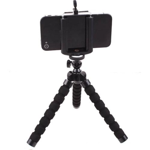 Flexible Sponge Octopus Tripod for iPhone Samsung Xiaomi Huawei Mobile Phone Smartphone Tripod for Gopro 9 8 7 Camera 1PC