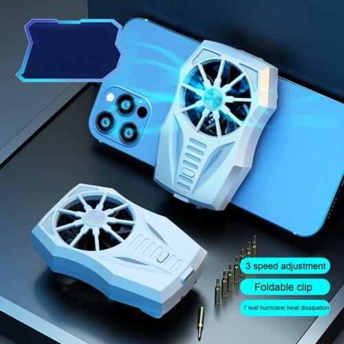 GT05 Universal Mobile Phone Radiator Mobile Game Cooling Artifact Portable Fan Holder Heat Sink For IPhone Samsung Huawei Xiaomi