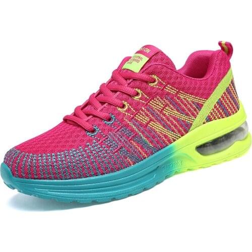 Autumn Sport Shoes Woman Sneakers Female Running Shoes Breathable Lace-up chaussure femme Fashion Spring Women Sneakers WSH3785