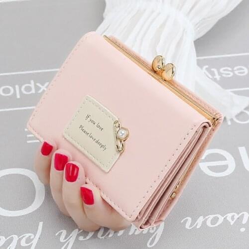 Women Mini Short Small Fresh Multifunction Money Purses Wallet Ladies Simple Leather Folding Coin Card Holder UK