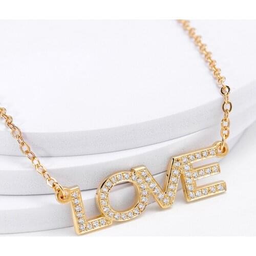 Crystal 925 Sterling silver customize Iced Out name Necklace For women Hip Hop Necklaces Jewelry For Engagement Bijoux Gift